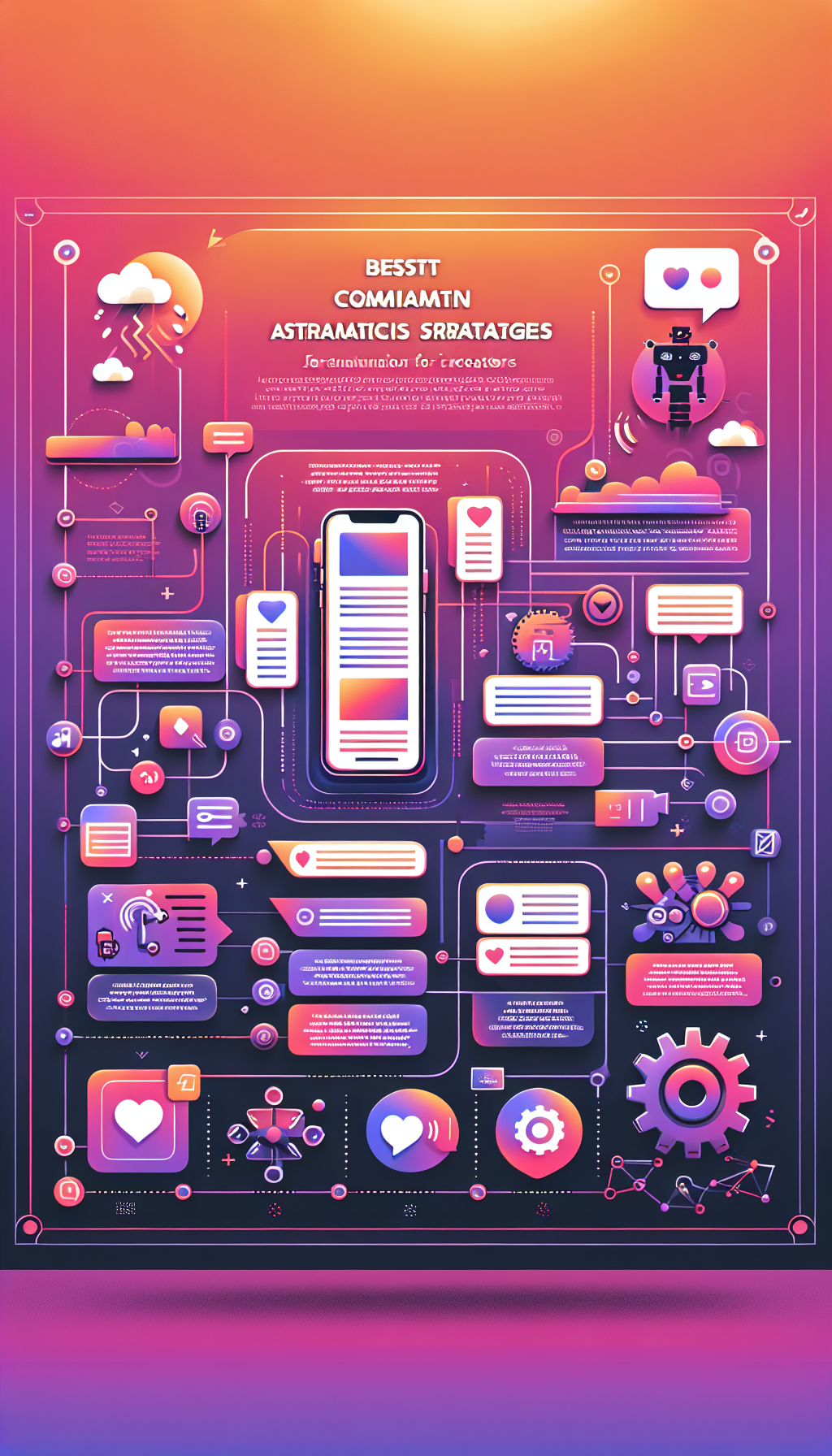 Best Comment Automation Strategies for Creators Infographic